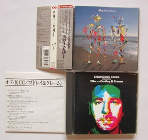 【送料無料】10cc Godley Cream Changing Faces Mirror Mirror 日本盤2枚