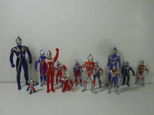 【6-10-12-36Ra】 円谷プロ ウルトラマン ソフビ フィギュア 13点セット まとめ売り