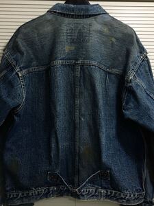 【T-BACK】極上 濃紺 50-48 506XXEE スーパービッグサイズ 40年代 片面 LEVIS リーバイス 501XX 506XX 507XX S506XXE Tバック 大戦 ビッグE