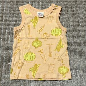 □JUNK STORE ジャンクストア タンクトップ 80サイズ 男の子用 J310115 野菜柄 トップス ランニングTシャツ ノースリーブ ベビー服 子供服