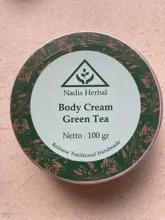 Nadis Herbal Body Cream Green Tea 100g