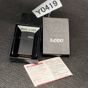 ZIPPO SLIM Black Matte 美商品 オイルライター ジッポースリム ブラック マット 2013年製 箱有り Y0419