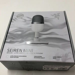 08w2650★1円~ RAZER PC周辺機器 SEIREN MINI MERCURY・ULTRA-COMPACT CONDENSER MICROPHONE 中古品