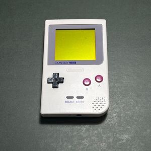 任天堂 Nintendo ゲームボーイポケット GAMEBOY pocket グレー ファミコンカラー MGB-001 外装良好 通電OK 