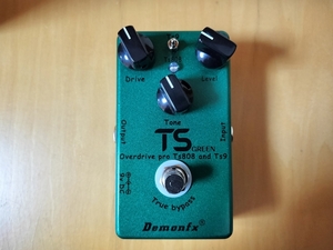 Tube Screamer demon FX TS GREEN overdrive　TS808 and TS9