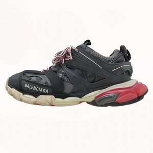 バレンシアガ BALENCIAGA TRACK TRAINER トラック トレーナー ダッド スニーカー シューズ 靴 542023 サイズ26.0cm 黒 ブラック ☆F01