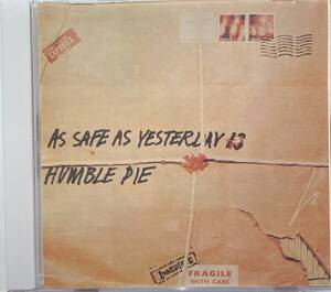 ハンブル・パイ（Humble Pie）「アズ・セイフ・アズ・イエスタデイ・イズ（As Safe As Yesterday Is）」CD