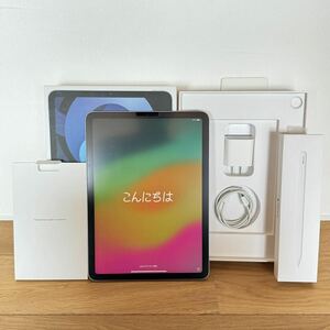 iPad Air 第4世代 Wi-Fiモデル 256GB SIMフリー スカイブルー Apple Pencil第2世代セット 美品 送料無料