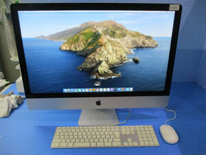 【1円スタート！】apple iMac Late2013 Model:A1419 27インチ Quad-Core i5 3.4GHz メモリ8GB/HDD1TB/Catalina 10.15.7 管理番号I-325