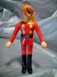 サイボーグ００９ ⑤ 当時物 タカトク ソフビ人形 島村ジョー 1979年「検 東映 ポピー クローバー ブルマァク デンボク