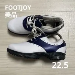 美品 フットジョイ FOOTJOY レディース ゴルフシューズ 22.5cm