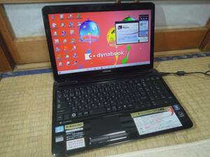 Core i5 SSD搭載 dynabook T351/57CB (Win10/i5-2410M_2.3GHz/SSD 128GB/4GB/office2013/BD) 東芝 TOSHIBA 中古