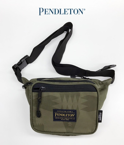 ★新品未使用★PENDLETONペンドルトン/ネイティブパターンポーチ小物入れウエストバックOLV■在庫限り■