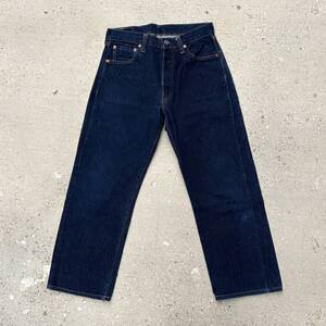 バレンシア工場製 1955年モデル LEVI’S 501XX 501-0003 W30(W31) 濃紺 米国製 デニムパンツ ジーンズ 50s 55s アメリカ製 USA製 555 55501