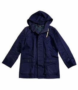 ■ A.P.C. アーペーセー ■ ジップアップ コットン パーカ ネイビー XS