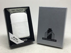 送料無料 ZIPPO[ジッポー]1941レプリカ 銀メッキ100ミクロン 1941番 サテーナ