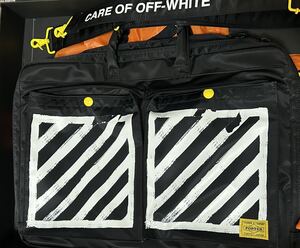 【最終出品】80th PORTER / OFF WHITE 3WAY BRIEF CASEポーター オフホワイト ブリーフケース ヴァージル 故アブロー氏 商品説明必読