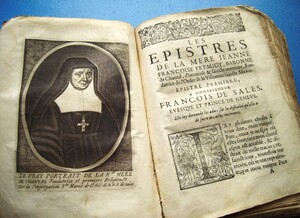 17世紀本！『ジャンヌ・フランソワーズ・フレミオ修道女の霊的な書簡 1644』Les Epistres spirituelles de la Mere Jeanne Francoise Fremi