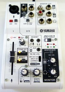 ☆YAMAHA ヤマハ MIXING CONSOLE ミキシングコンソール【AG03】USED品☆