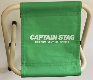 折りたたみいす CAPTAIN STAG green 28.5×31cm