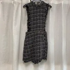 ZARA ツイード ミニワンピース