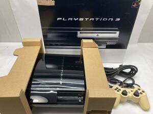 1円～　PS3 本体 60GB ブラック SONY PlayStation3 CECHA00 元箱付き 初期化/動作確認済 プレステ3