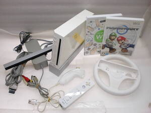 2409093　Wii本体　CTGPレボリューション　マリオカート　はじめてのWii　現状品