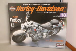 デアゴスティーニ 週刊ハーレーダビッドソン ソフテイル ファットボーイ Vol.10（DeAGOSTINI Harley Davidson FLSTF Fat Boy）1/4スケール