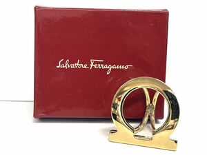 H003-I51-611 ◎ salvatore ferragamo サルヴァトーレ フェラガモ ガンチーニ スカーフリング 約4×4㎝