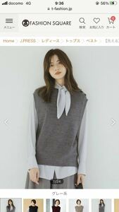 J.PRESS LADIES 洗える　DRALON MERINO ニットベスト