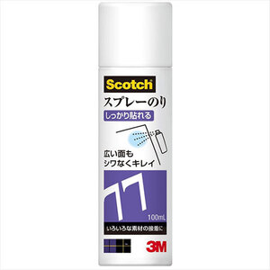 まとめ得 3M Scotch スコッチ スプレーのり しっかりはれる 100ml 3M-S/N-77-MINI-100ML x [3個] /l