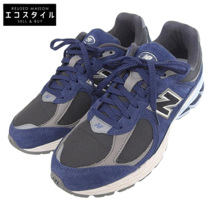 美品 New Balance ニューバランス Safari別注 20周年記念 M2002RAS スニーカー シューズ メンズ ネイビー 27.5cm