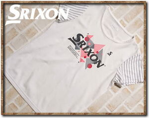 ☆SRIXON　スリクソン　プリント入り半袖Tシャツ　白☆