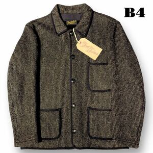 ★1円出品★ TENDERLOIN tenderloin テンダーロイン BROWN BEACH JACKET JKT ブラウン ビーチ ジャケット ボタン ブラック グレー 黒 灰 S