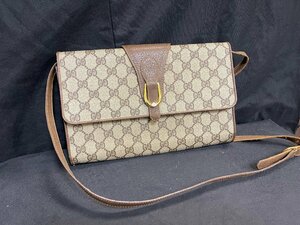 SM0611-28　ゆうパック着払い　GUCCI　ショルダーバッグ　904.02.050　GG柄　鞄　グッチ　斜め掛け/肩掛け鞄