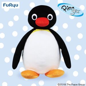 【ピングー】Pingu ピングー 超BIGぬいぐるみ 全1種 美品 全高約50cm フリュー 2018 特大 ジャンボ ペンギン KZ