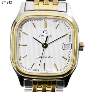 JT1s42 腕時計 OMEGA Seamaster クォーツ 現在不動 60サイズ