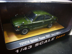 ★送料込 1/43 tosa コレクション トヨタ TE27 スプリンター トレノ グリーン ★