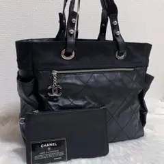 極美品✨CHANEL シャネル　パリビアリッツGM トートバッグ