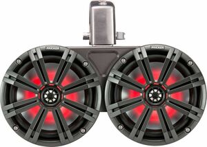 ■USA Audio■キッカー Kicker 最新型LED付マリーンタワーシステム KMTDC65 (45KMTDC65) 16.5cm Max.390W●保証付●税込