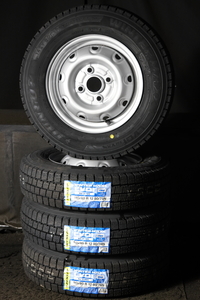 ★新品 145/80R12 80/78N LT DUNLOP WINTER MAXX LV01 スタッドレス 2024年製 国産ダンロップ 軽トラックミニキャブハイゼットキャリー