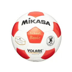 ミカサ(MIKASA) サッカーボール 4号 日本サッカー協会 検定球 (小学生用) ホワイト/レッド SVC402SBC-WR 推奨内圧0.8(kgf/?)