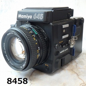 ■FK-8458◆MAMIYA　645 SUPER　SEKOR　C　80mm　1:2.8　Ｎ 　シャッターOK　20241029　