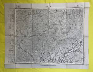 BH1290サ●【古地図】 愛知県 御油 昭和4年 5万分の1地形図 戦前/レトロ