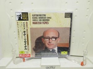 E9■CD ナルシソ・イエペス /ギター・リサイタル■未開封新品