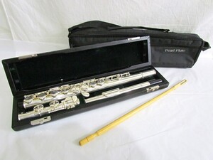 1000円スタート 楽器 Pearl Flute パールフルート PF-505 ハードケース付 音楽 管楽器 吹奏楽 WHO H9039