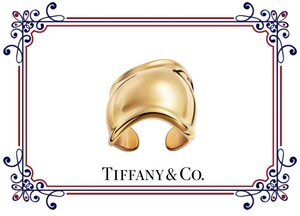 TIFFANY☆￥73万 未使用☆エルサ・ペレッティ ボーンリング 18Kイエローゴールド