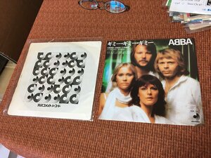 185円送料～EP 7インチ ABBA アバ シングル レコード ギミー・ギミー・ギミー 洋楽 ディスコメイト ビクター 1979 昭和