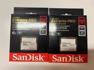 SanDisk Extreme Pro CFast2.0 カード120GB×2枚