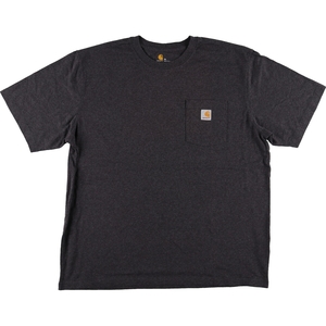 古着 カーハート Carhartt ORIGINAL FIT 半袖 ワンポイントロゴポケットTシャツ メンズXL相当 /eaa437463